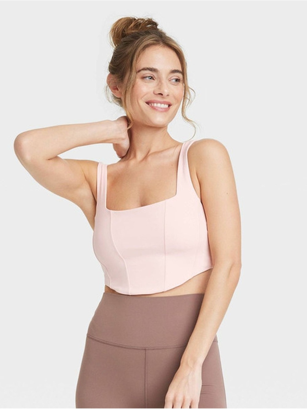 All In Motion Women's Everyday Soft Medium Support Corset Bra